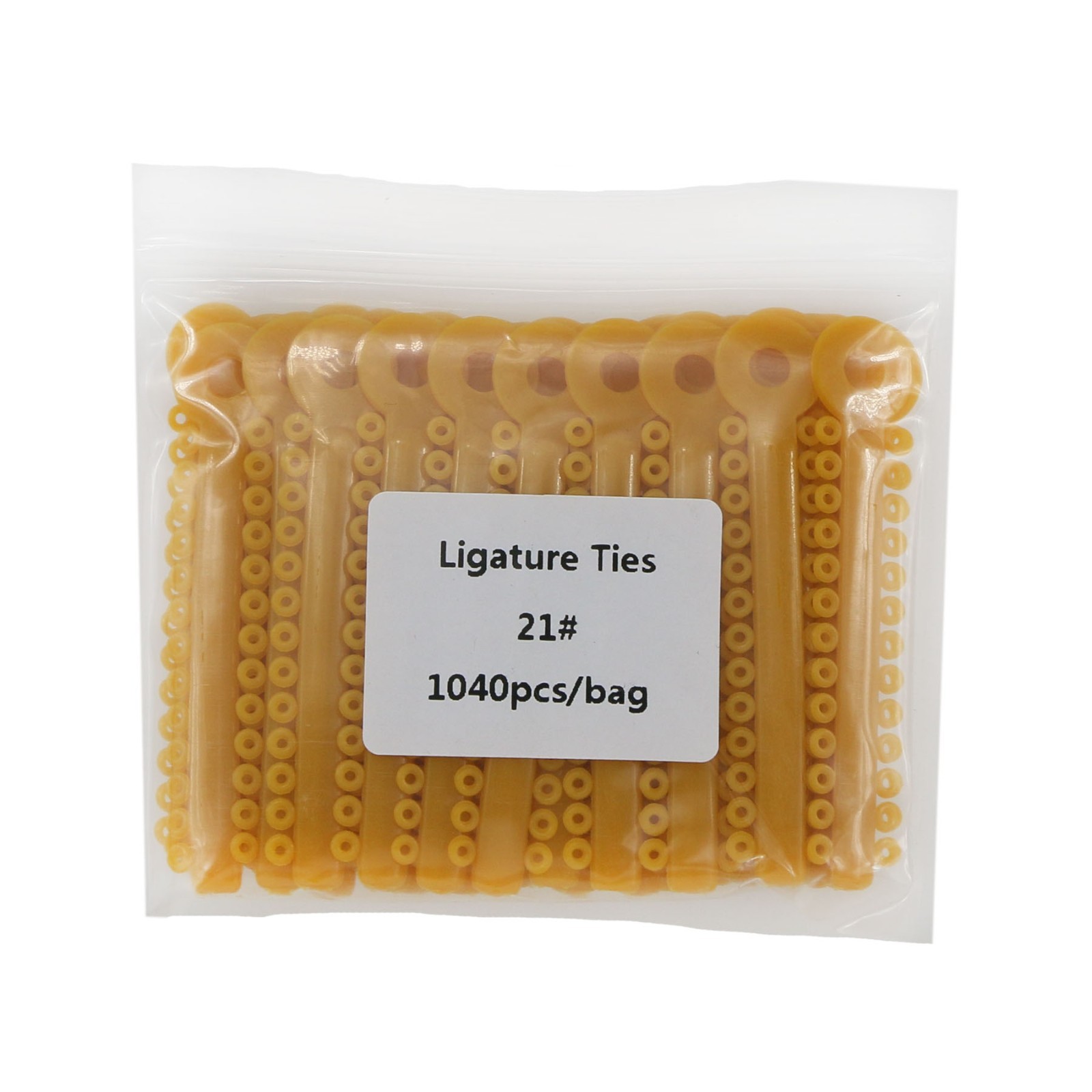1040 Pcs Dental Orthodontic Elastic Ligature Ties Rubber Bands for Brackets