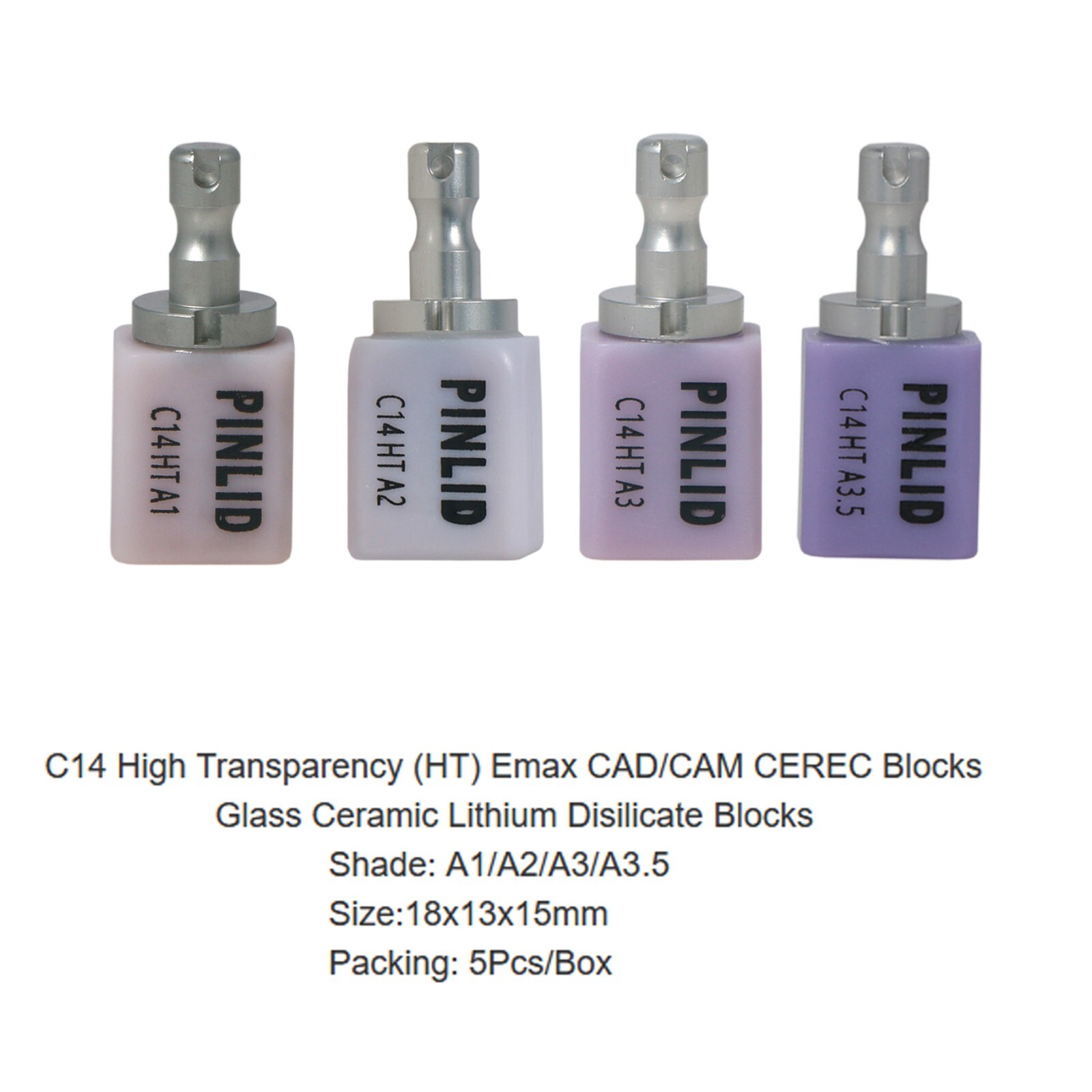 US C14 HT IPS E.MAX Dental Glass Ceramic Lithium Dislicate CEREC Emax CAD Blocks