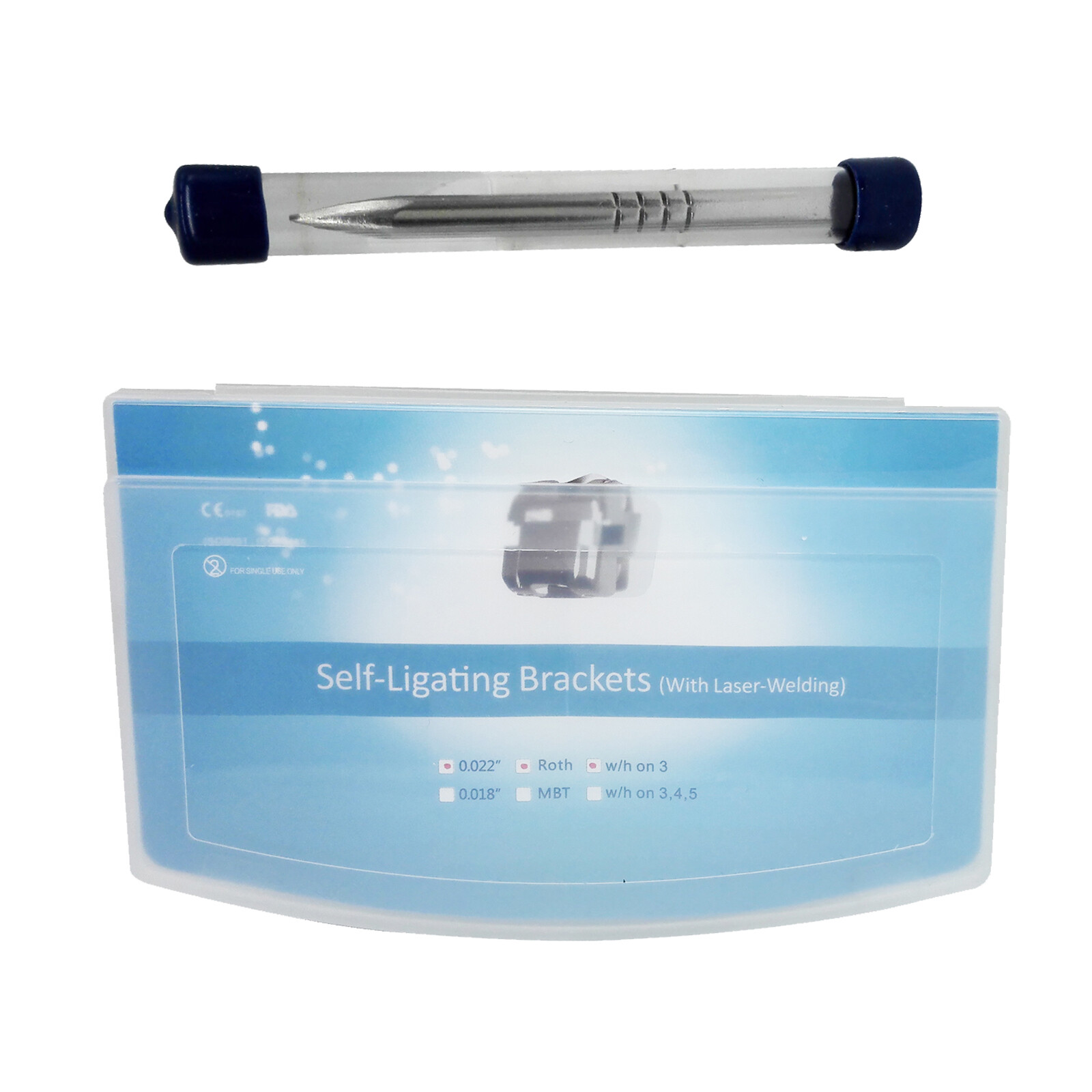 Dental Orthodontic Brackets Metal Self-ligating Ceramic Clear Crystal ALL Types