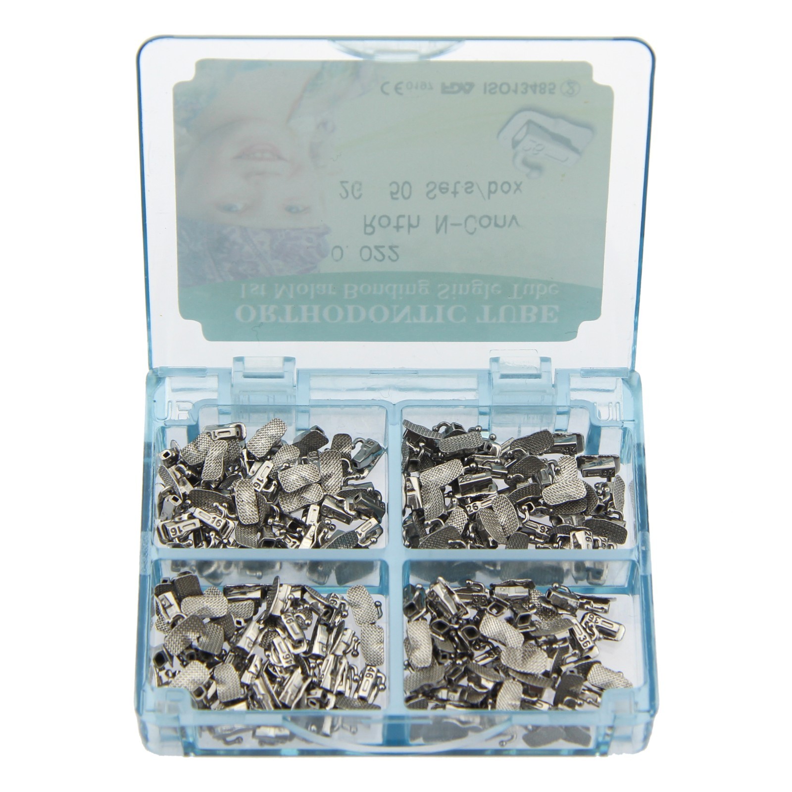 Dental Orthodontic Buccal Tube Molar Tubes Roth MBT 0.022 Convertible Monoblock