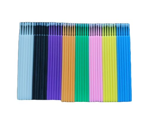 500Pcs Dental Swabs Disposable Mini Applicator Brush Stick Eyelash Extension