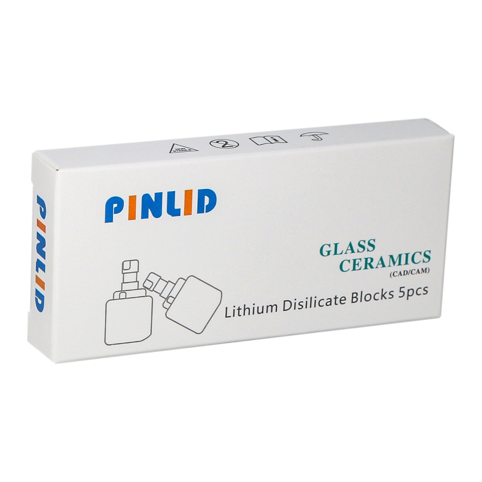 C14 Dental Emax Ceramic Blocks Lithium Disilicate Block CAD/CAM CEREC-5Pcs/BOX