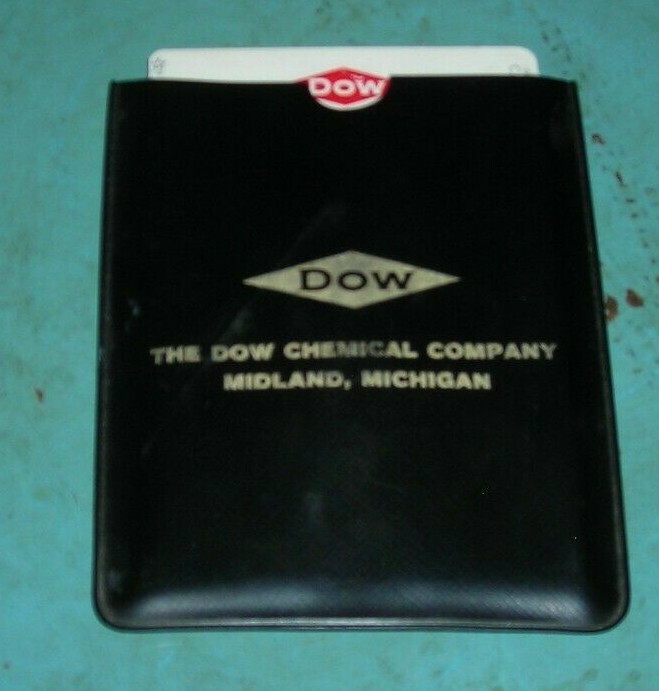 Vintage Dow Table Of Elements With Case