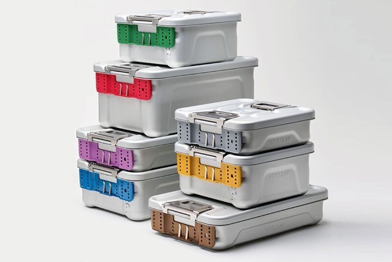AESCULAP Aicon JJ111 Sterilization Container w/ Enhanced Drying System EDS