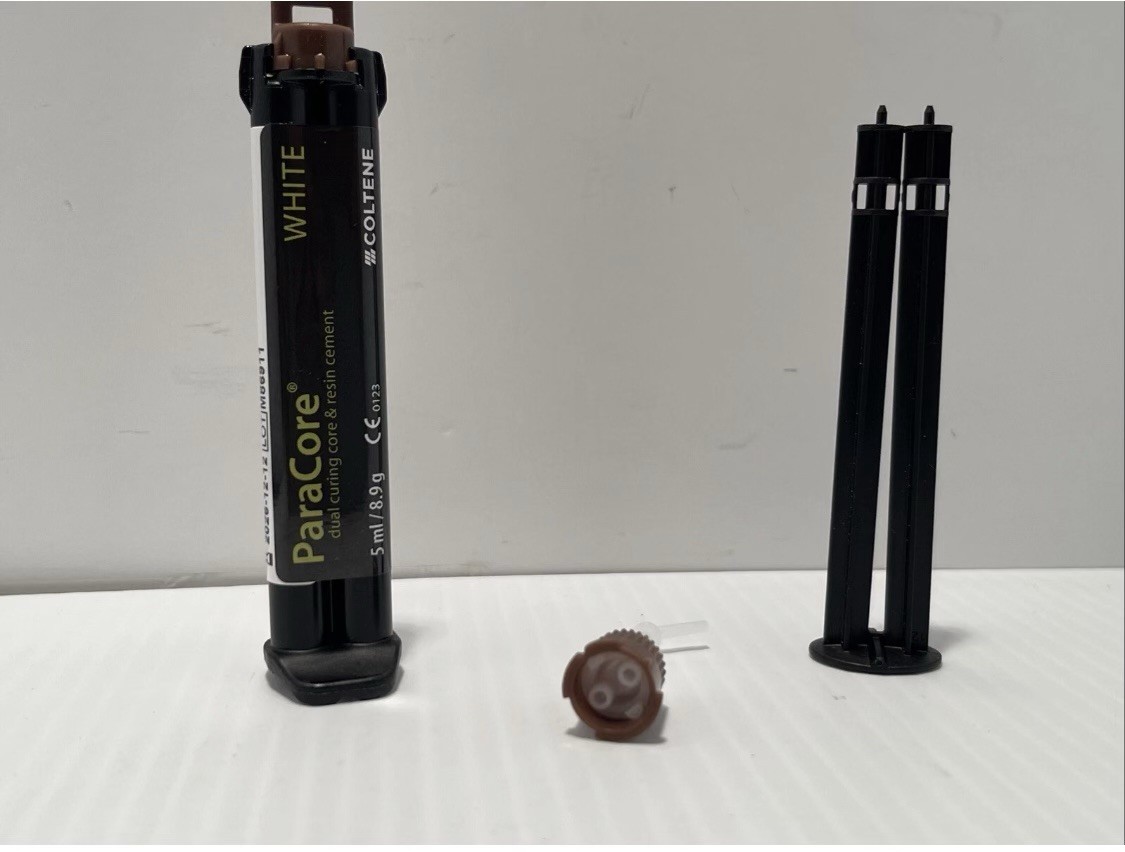 Coltene Paracore White Dual Curing Core & Resin Cement 5ml