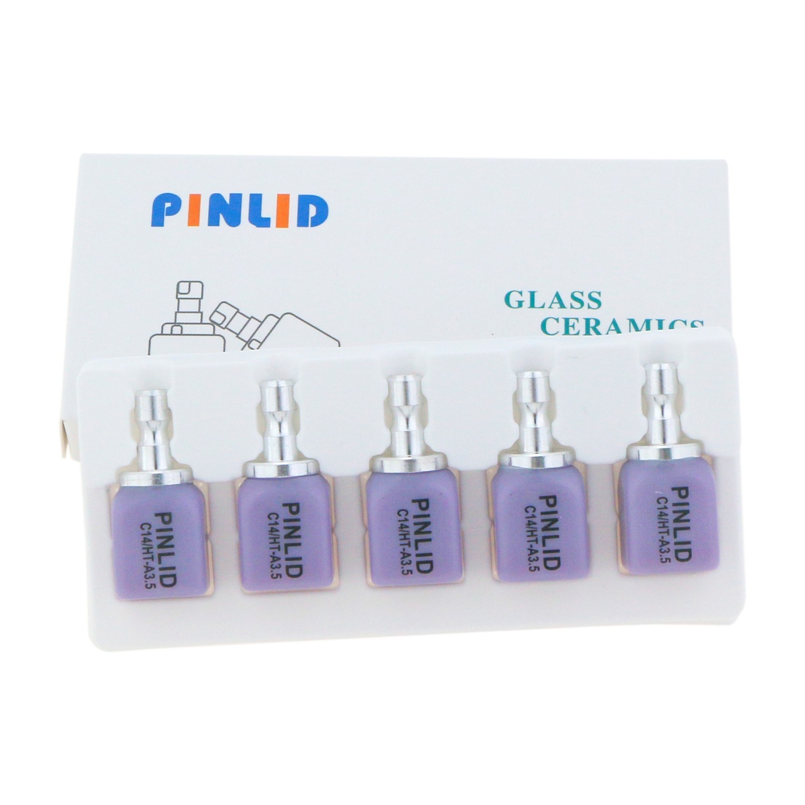US C14 Glass Ceramic Lithium Dislicate Blocks HT A1 A2 A3 CEREC Emax CAD CAM