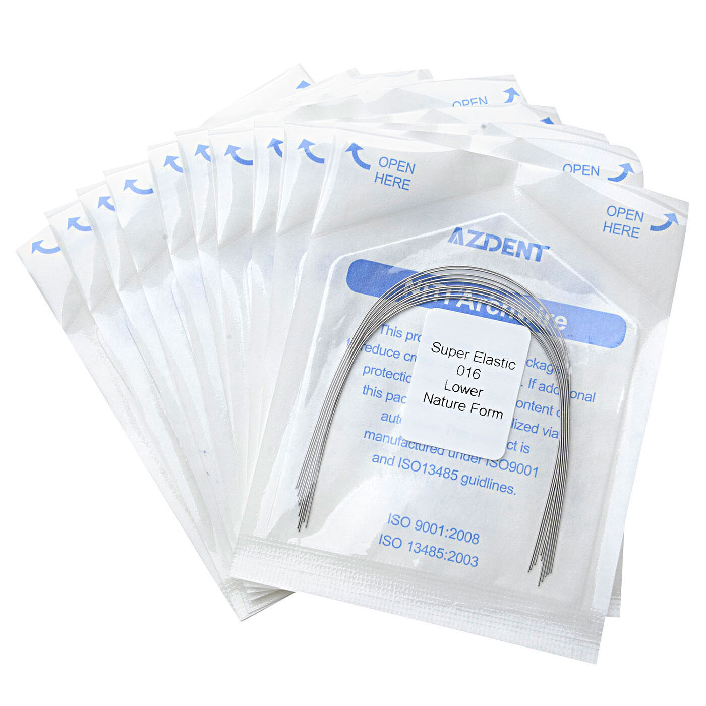 Dental Orthodontic Super Elastic NITI Arch Wire Round Ovoid/Square/Natural
