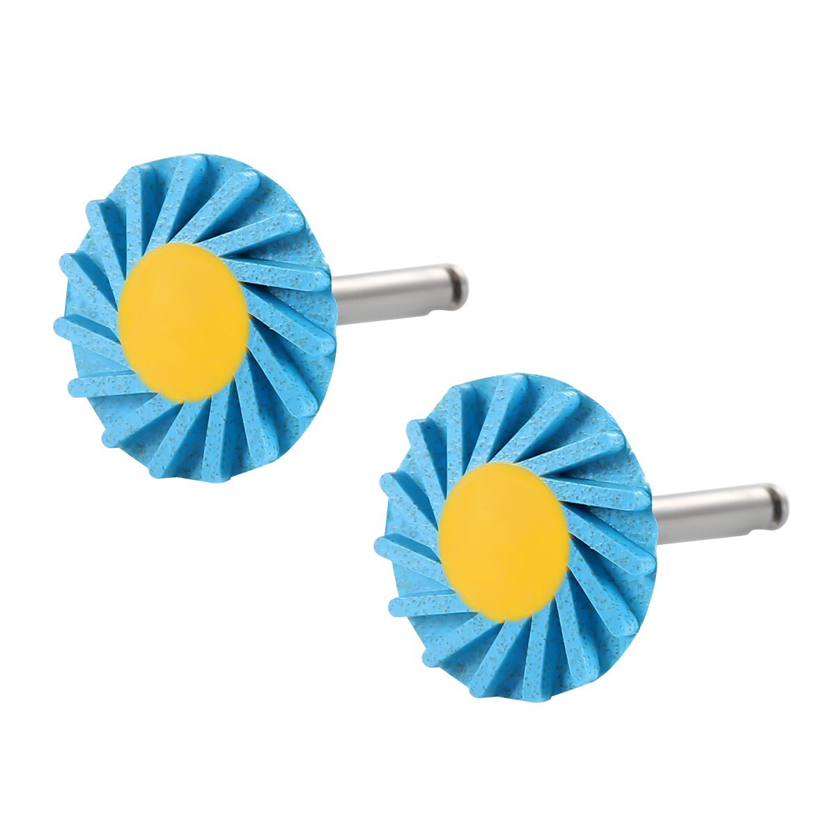 6Pcs Dental Zirconia Polishing Wheel Kits RA Coarse Medium Fine for Contra Angle