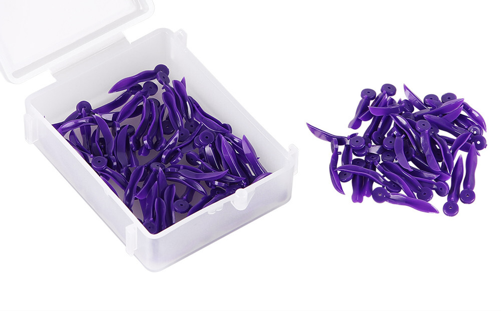 100Pcs/Box Disposable Dental Wedges Tooth Gap Wedge with End Circular Hole 4Size