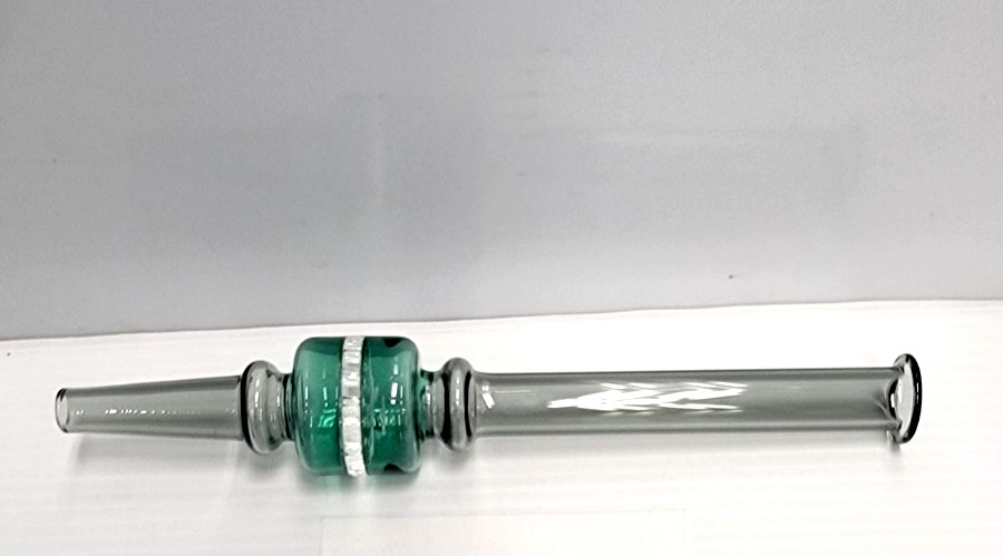 6″ Beautifully Designed Premium Glass Piece Straw – Assorted Colors