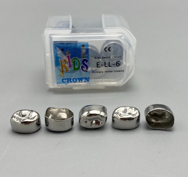 Dental Kids Crown stainless steel Primary Molar Pediatric Crowns Kit 48Sizes USA