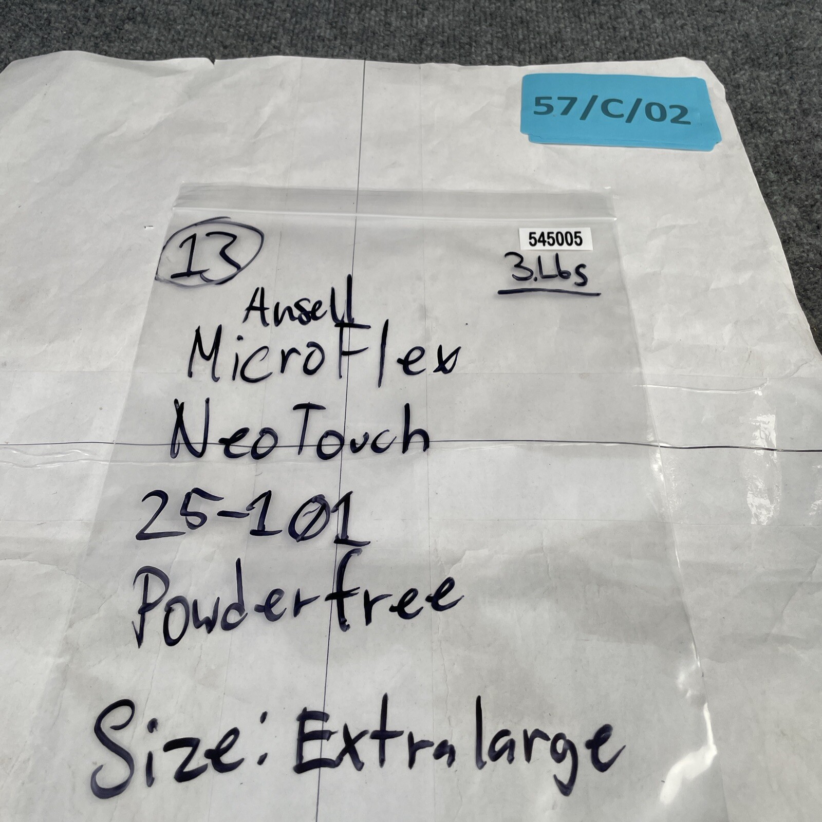 Lot of 5 – Microflex NeoTouch 25-101 Neoprene Gloves – Box of 100 Size: XL