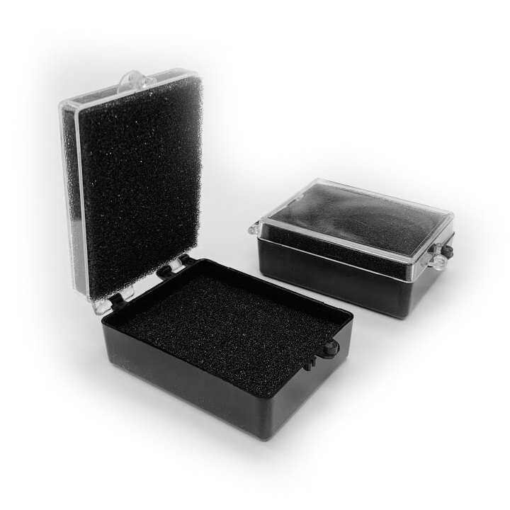 Dental Lab Crown Boxes – 2″ – Clear Top with Foam Fillers – 500 pcs