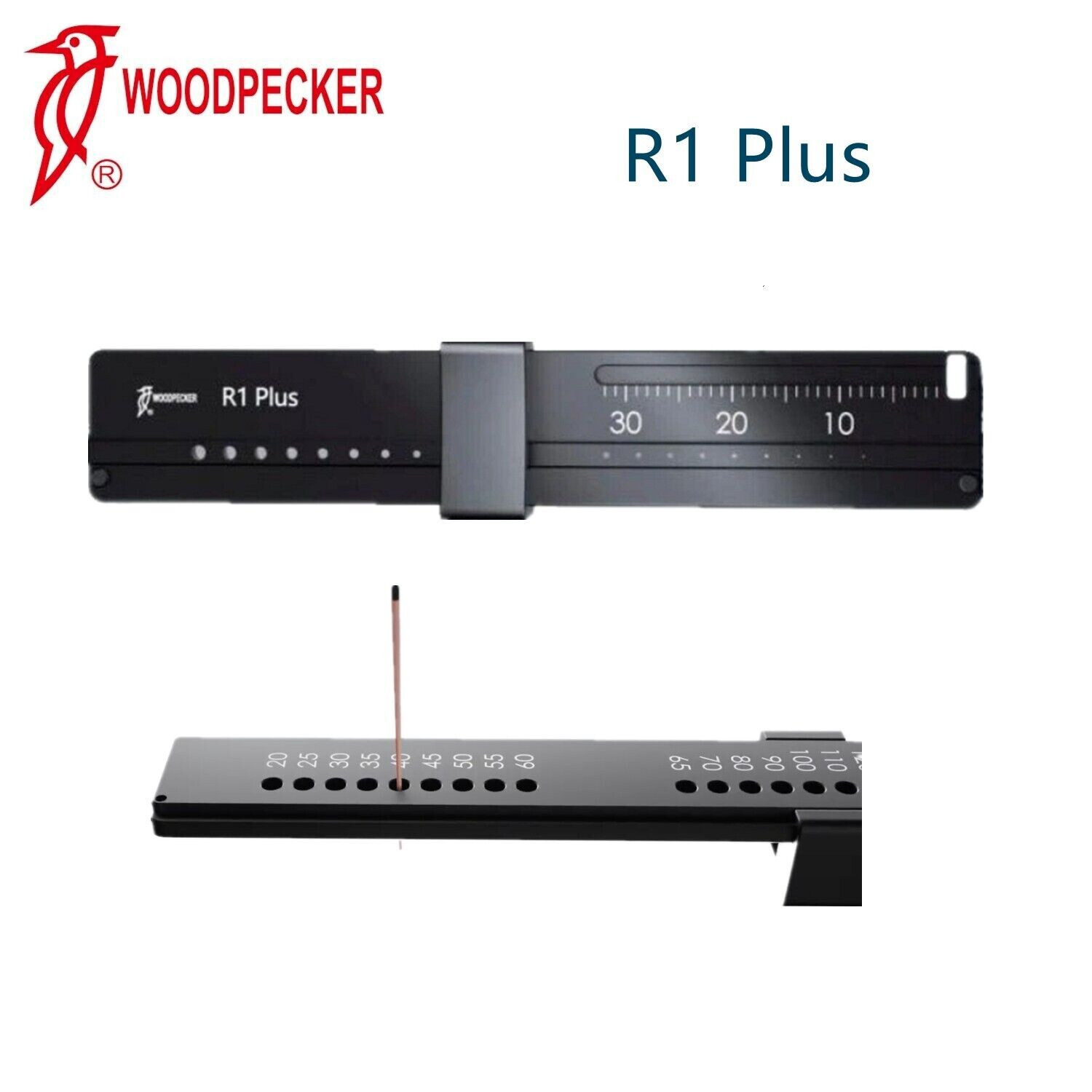 Woodpecker R1 Plus Gutta Percha Cutter, 30mm Measuring Ruler Points Cutter