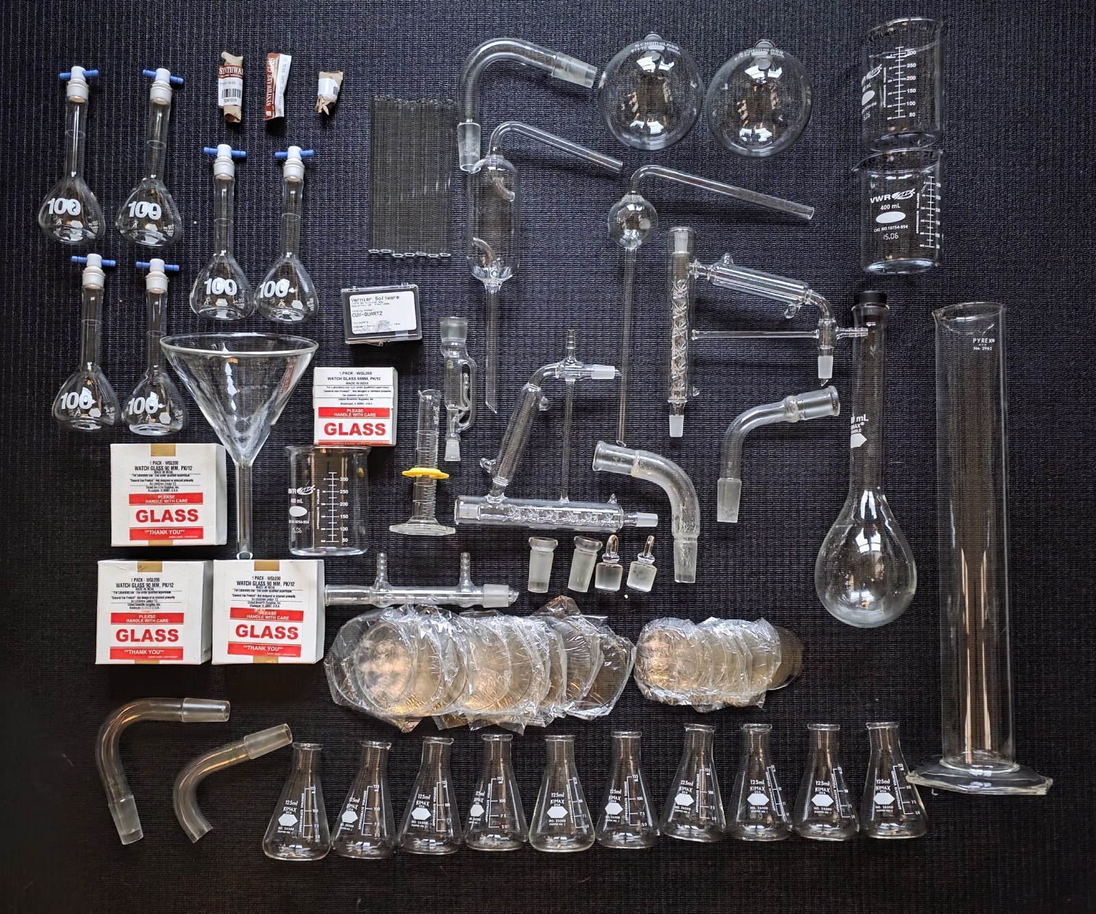 Variety Of Lab Glassware