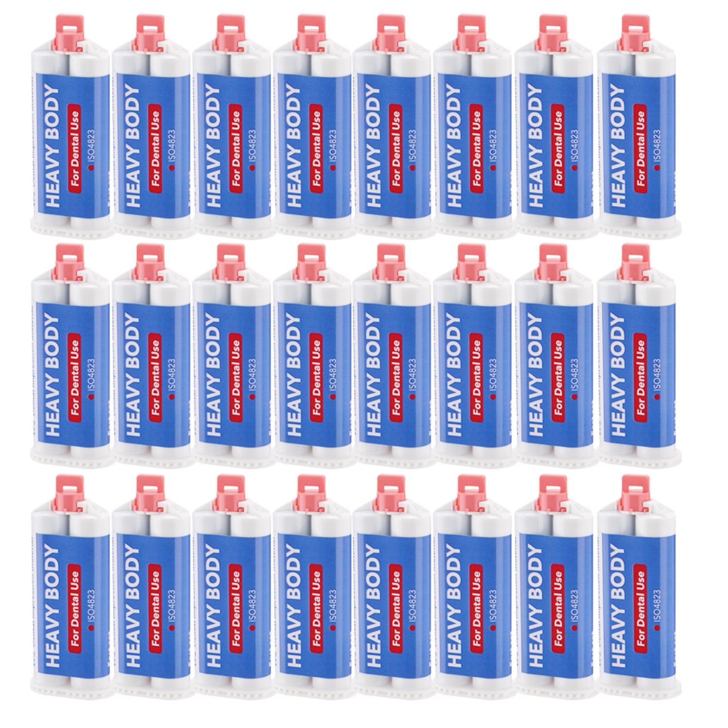 80Pcs Heavy Body Fast Rapid Set Impression Material 50mL Cartridges VPS PVS New