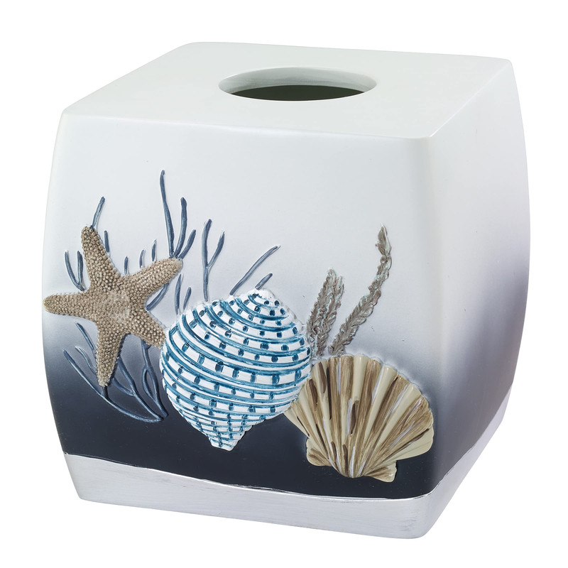 Avanti Linens Bathroom Accessory Resin Countertop Accessories Oceanscape
