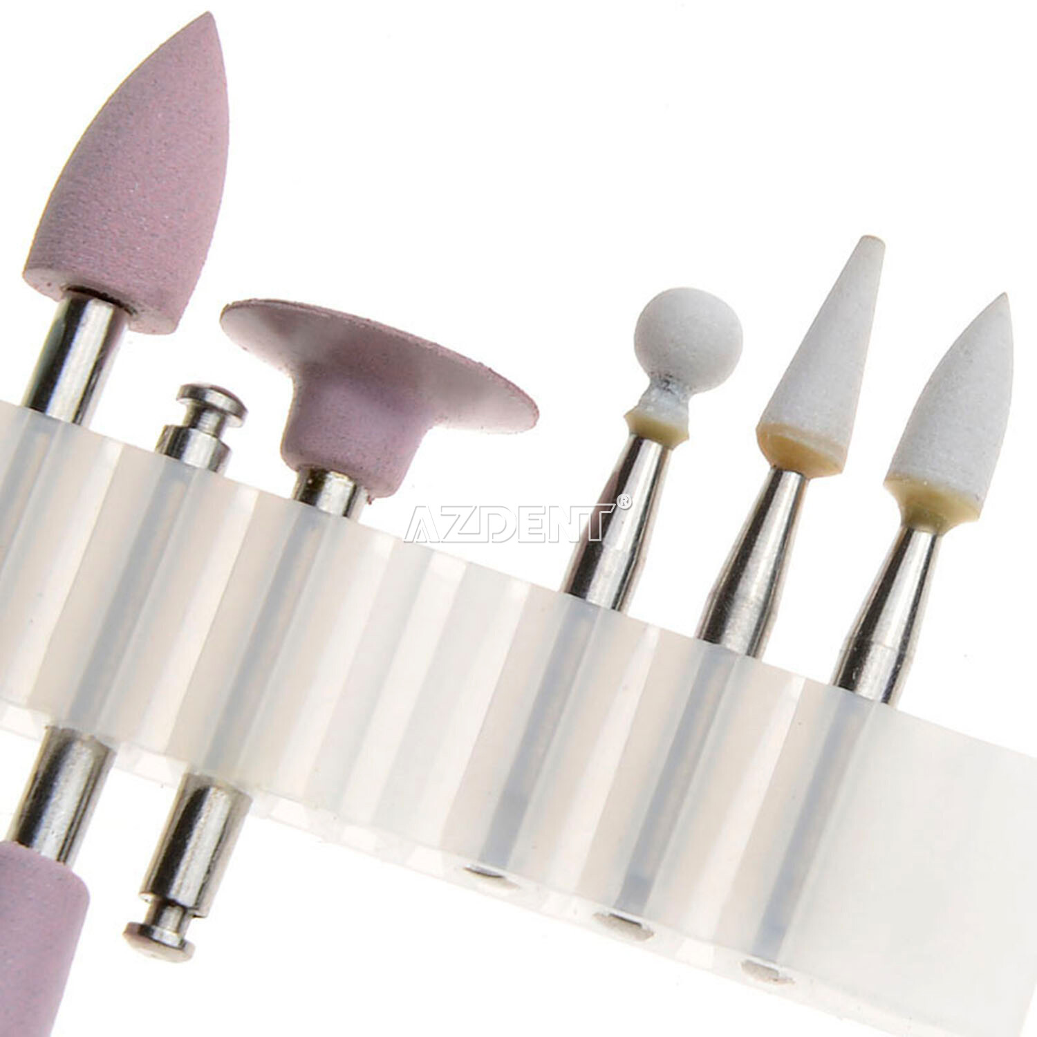 Dental Composite Polishing Kit Rubber Polisher Resin Base For Handpiece AZDENT