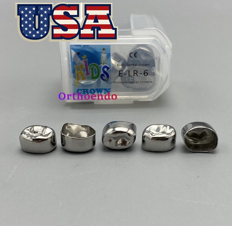Dental Pediatric Crown Kids stainless steel molar crowns preformed Primary