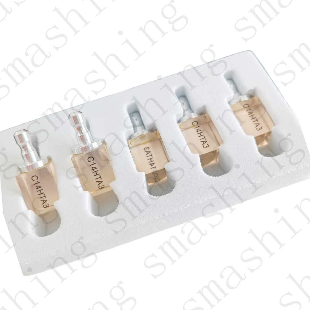 C14 HTA3 Dental Crystal Blocks Glass Ceramic Zirconia Reinforced CEREC Block CAD