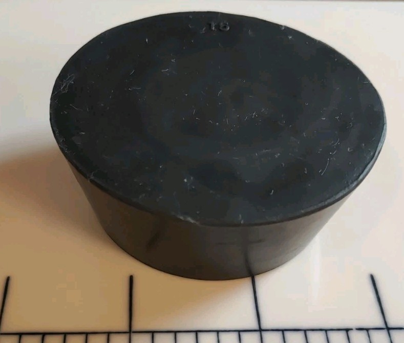Black Rubber Stopper, 103MM, #15,