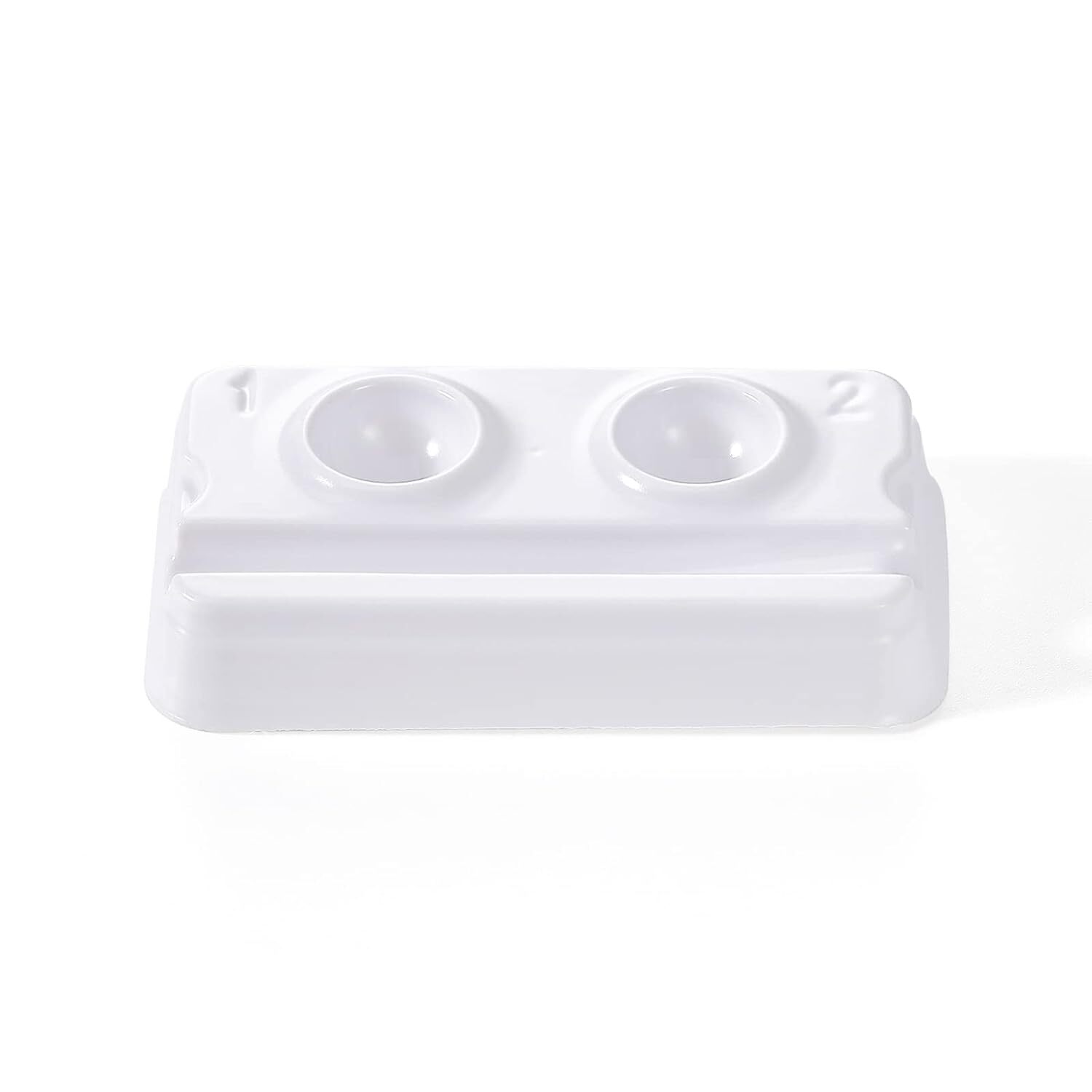 200/Box JMU Dental Disposable Dental Mixing Well – 2 Wells Mini Mixing Trays