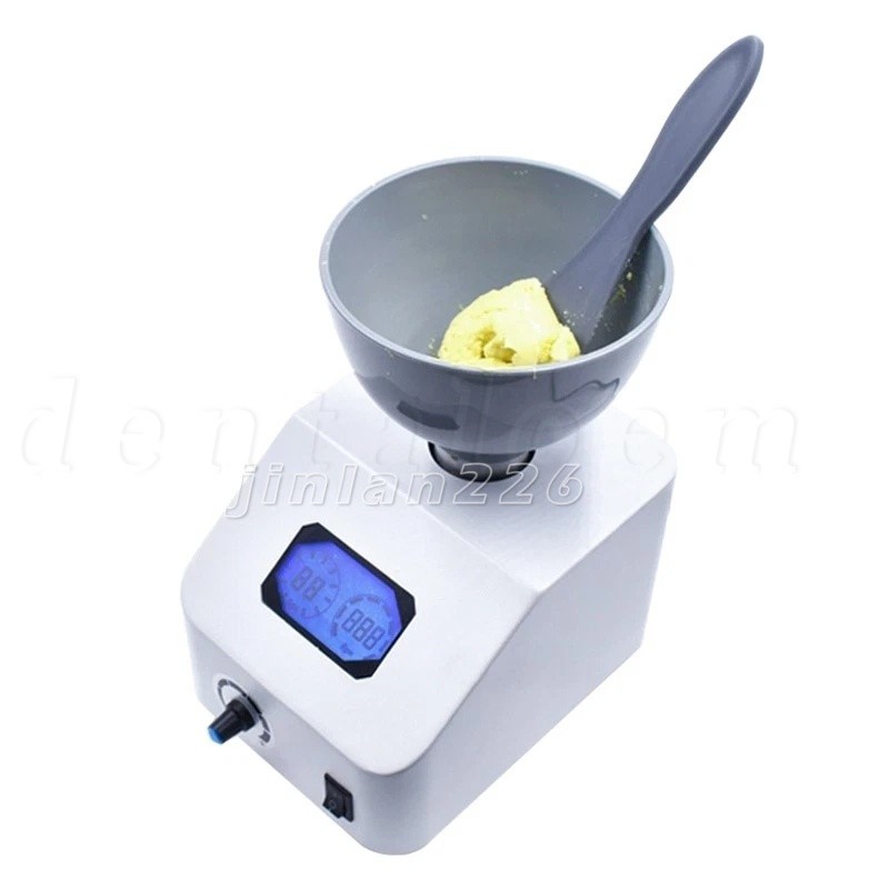 Dental Impression Alginate Mixer 300rpm Printing Material Gypsum Blender US/EU