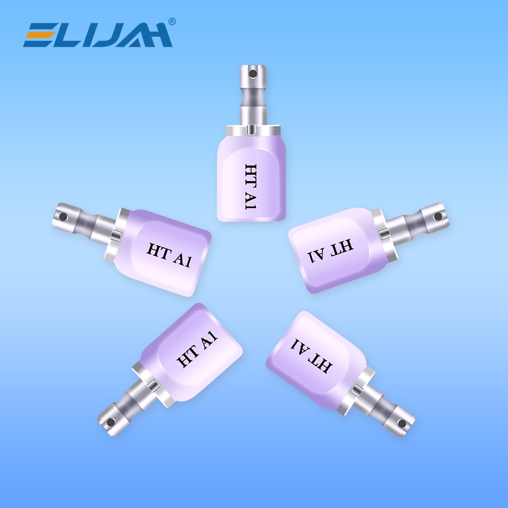 US C14 Glass Ceramic Lithium Disilicate Blocks HT/LT A1-D3 for CEREC Emax 400MPa