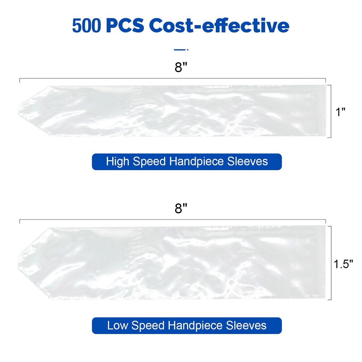 Dental Barrier Sleeves & Covers Kit: Handpiece, Air Water Syringe, Tray, Chair