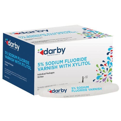 Clear Sodium Fluoride Varnish with Xylitol, , 50/Box, Misc., Bubble Gum