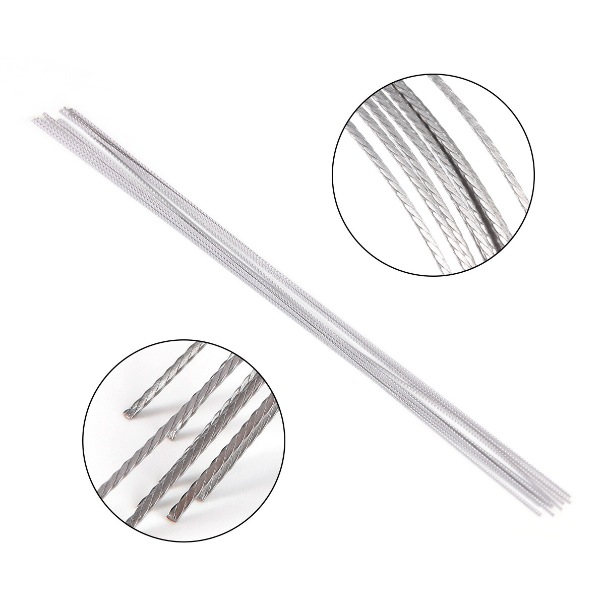 AZDENT Dental Ortho Lingual Retainer Wire Flat Strand Stainless Steel 10Pcs/Pack