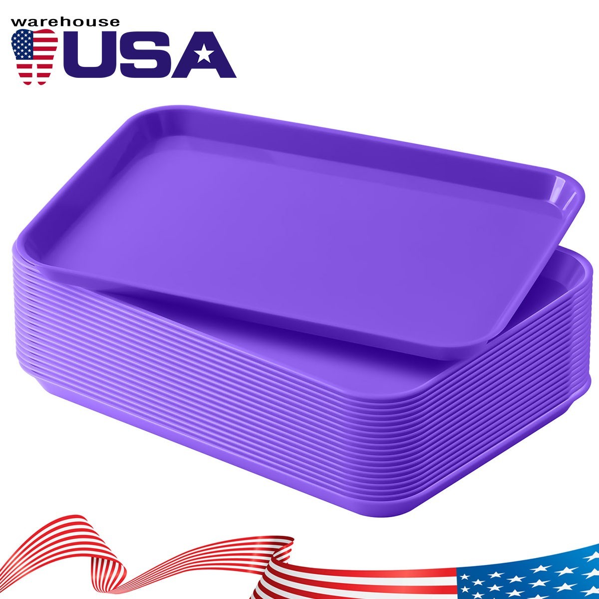 Dental Autoclavable Plastic Instrument Set Up Flat Tray /Divided Tray Size B