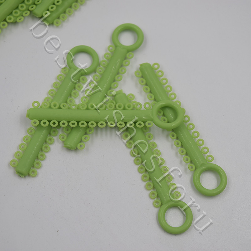 1 Pack 1040 Ring Dental Orthodontics Elastic Ligature Ties Bands Brace 37 Color
