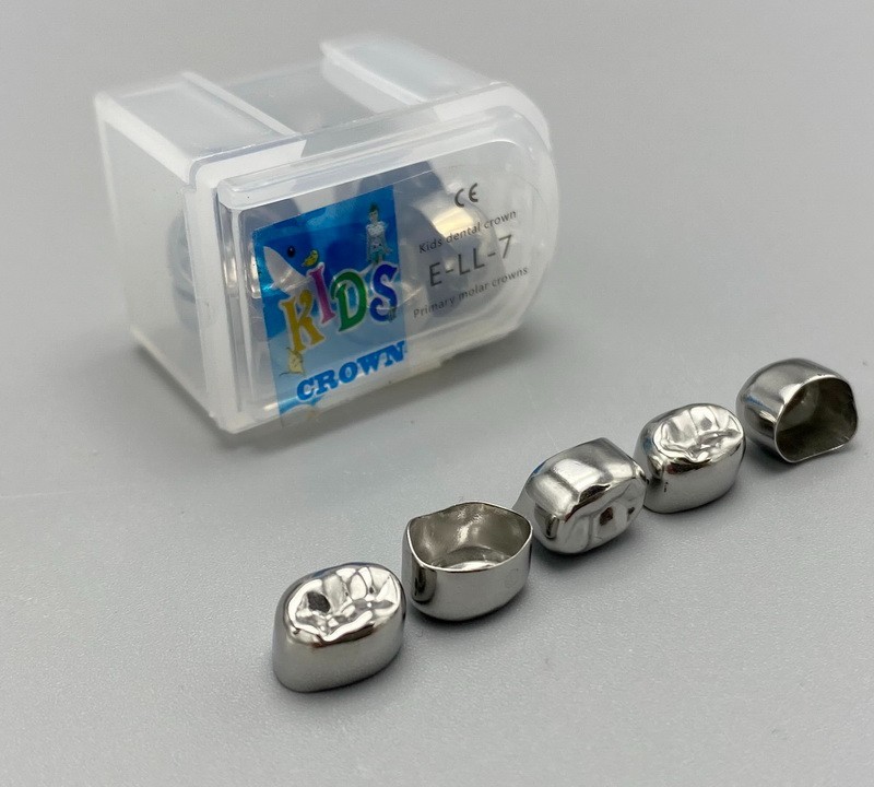 Dental Kids Crown stainless steel Primary Molar Pediatric Crowns Kit 48Sizes USA