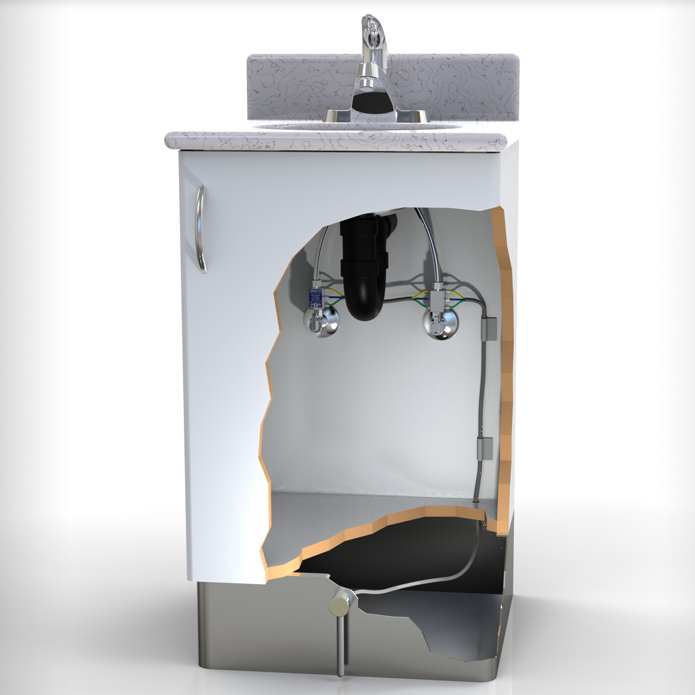 Tapmaster Model 1775 Euro Foot Faucet Activator with Continuous Flow Option