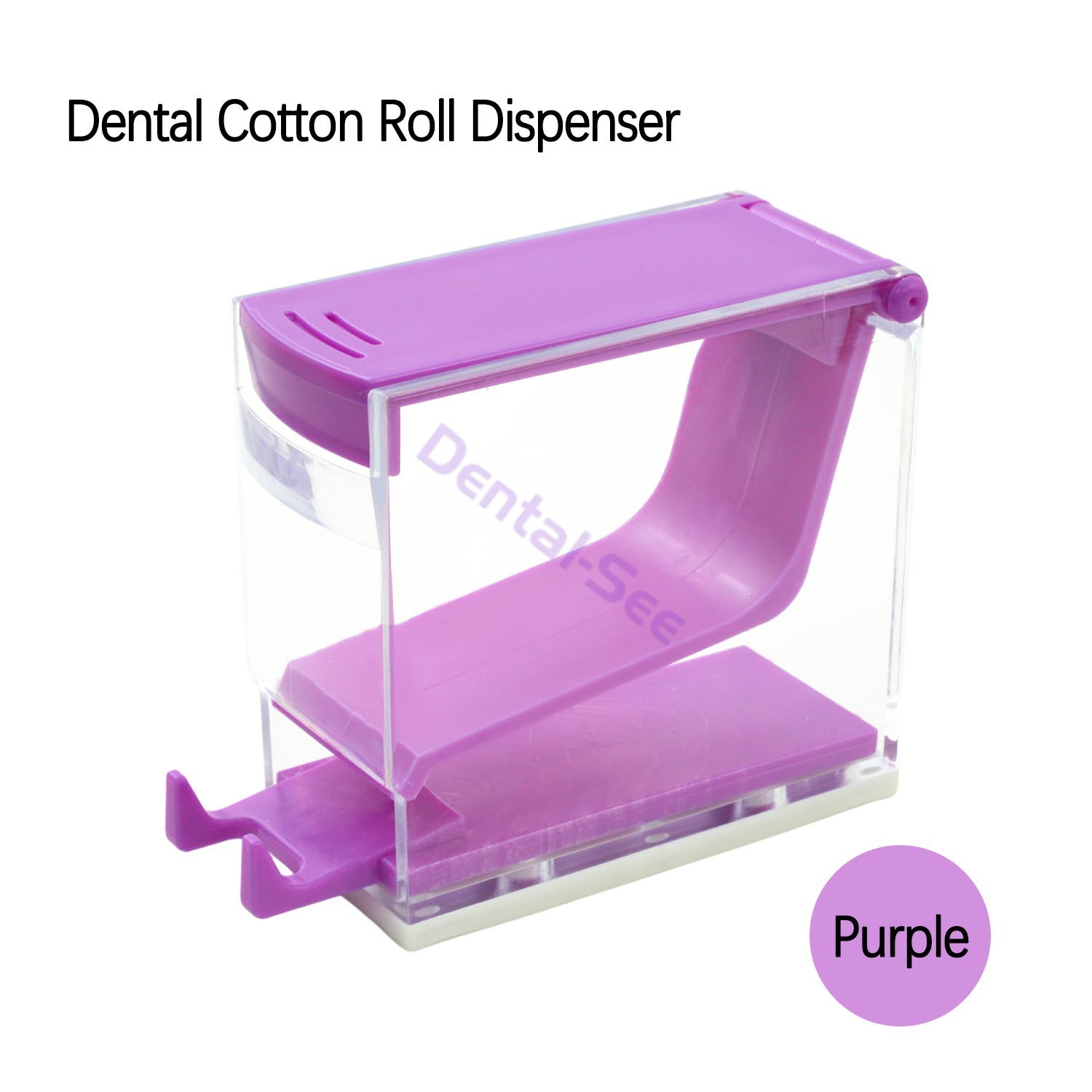 Cotton Roll Dispenser Dental Dentist Press Type Cotton Rolls Storage Box