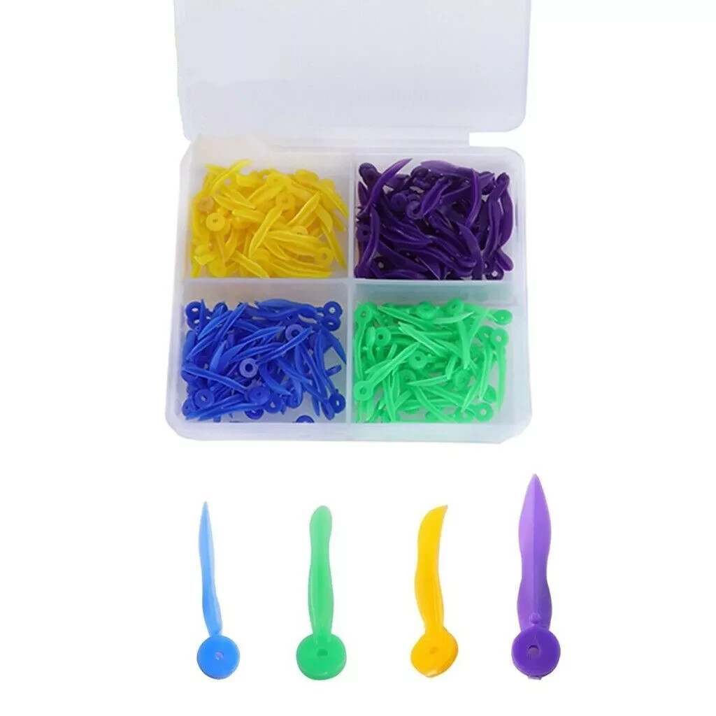 100 Pcs/Box Disposable Plastic Wave Shape Dental Wedges Teeth Wedge Tooth Gap