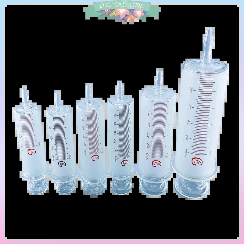 150ml/200ml/250ml/300ml/500ml/1000ml All Glass Syringes Large sausage device Gla