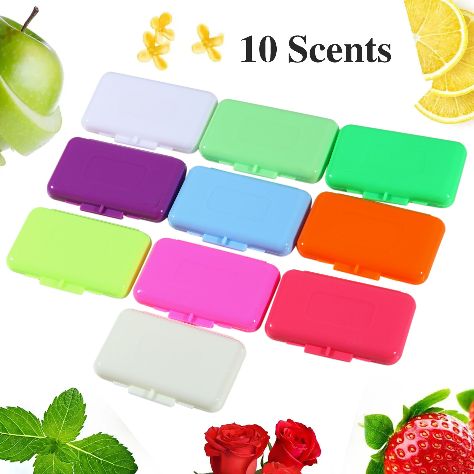 Dental Orthodontic Ligature Tie Bands Elastic Braces /Wax 10 Scents Brackets Gum