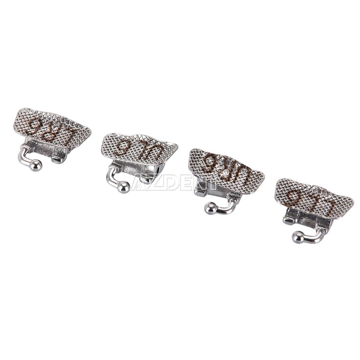 10Pack Dental Ortho Single Buccal Tube 1st/2nd Molar Bondable Roth/MBT 022 018