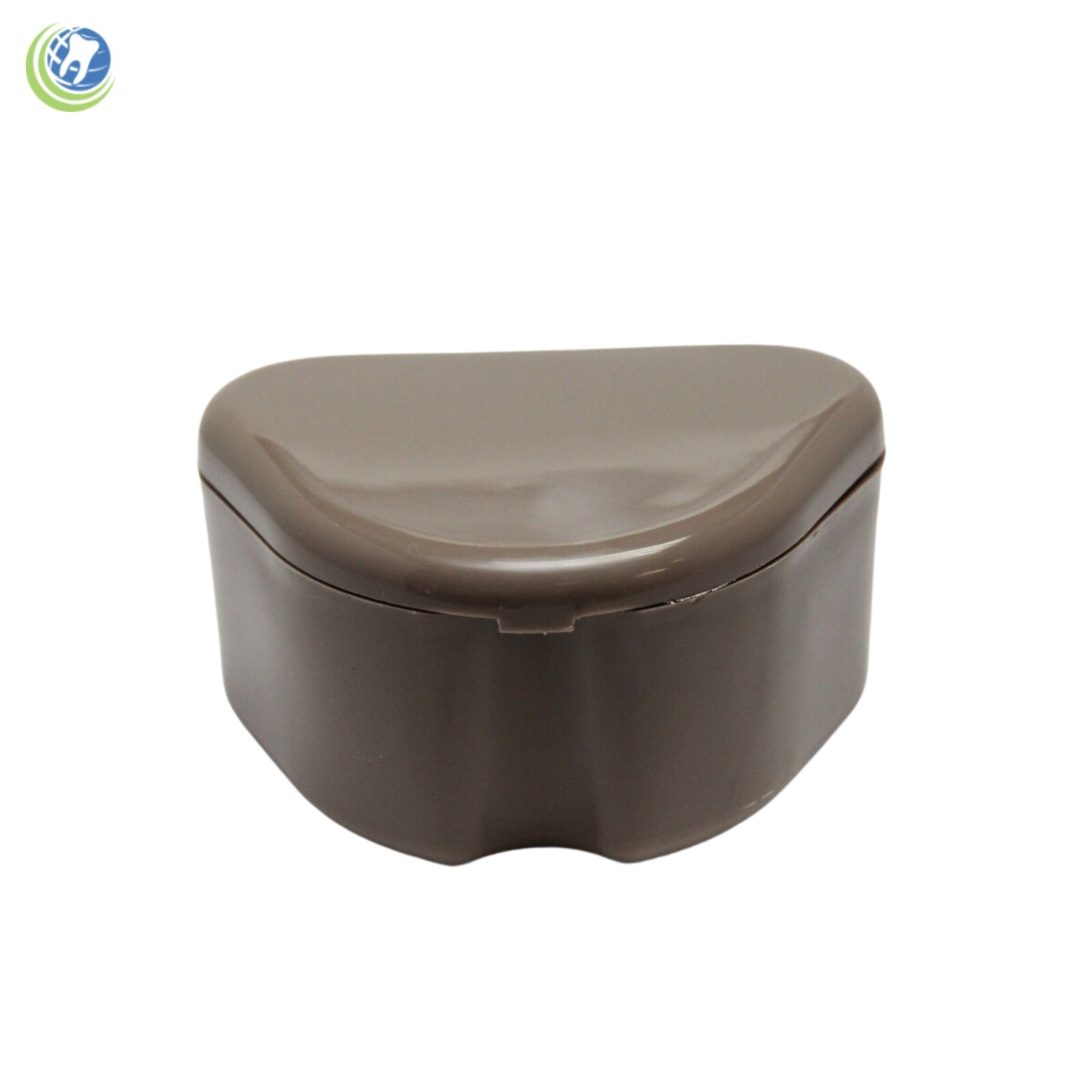 ORTHODONTIC RETAINER APNEA MOUTHGUARD BLEACHING TRAY CASE BOX 2 PIECES BEIGE