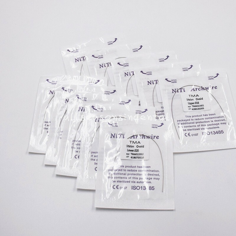Dental Orthodontic TMA Arch Wire Round/Rectangular Titanium Molybdenum Alloy
