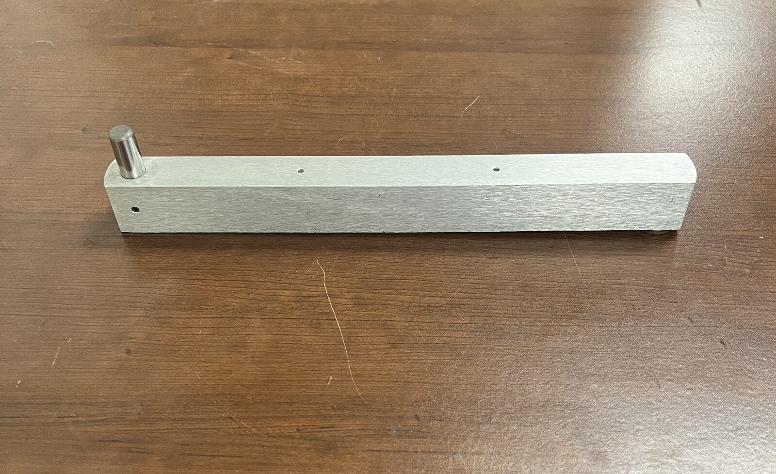 Dental Folding Rigid Arm Section – Brushed Aluminum – 11”