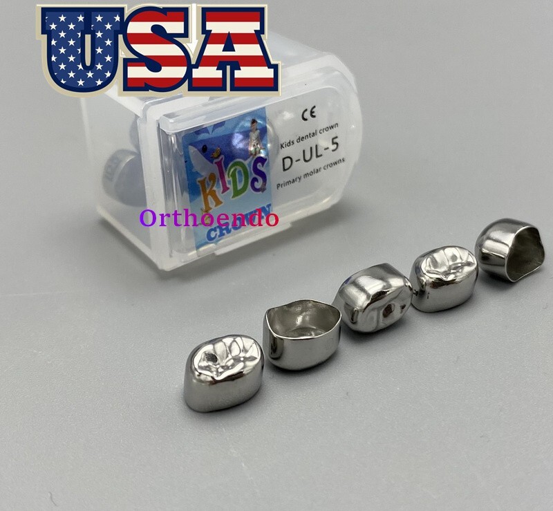 Dental Pediatric Crown Kids stainless steel molar crowns preformed Primary