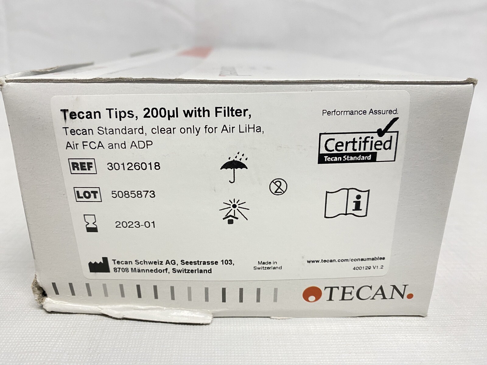 (960) TECAN 200uL Standard Clear Hanging Filter Pipet Tips for Air LiHa FCA ADP