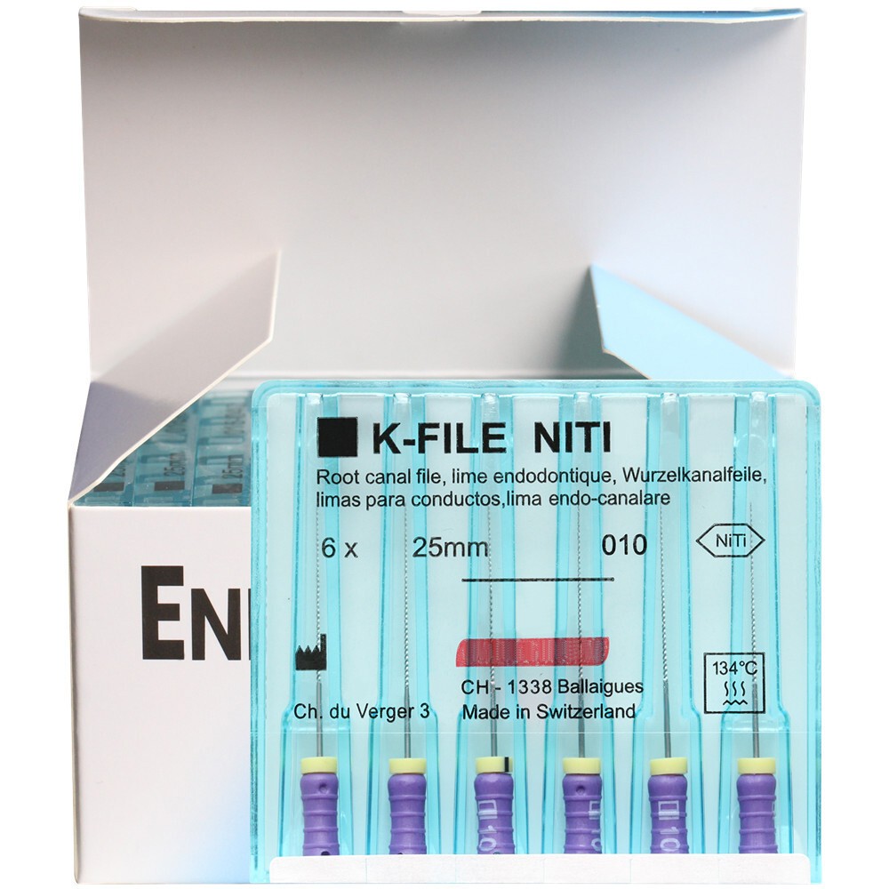 Dental K-FILE NITIFLEX NiTi Flexible Endodontic ENDO Root Canal K Files 21/25mm