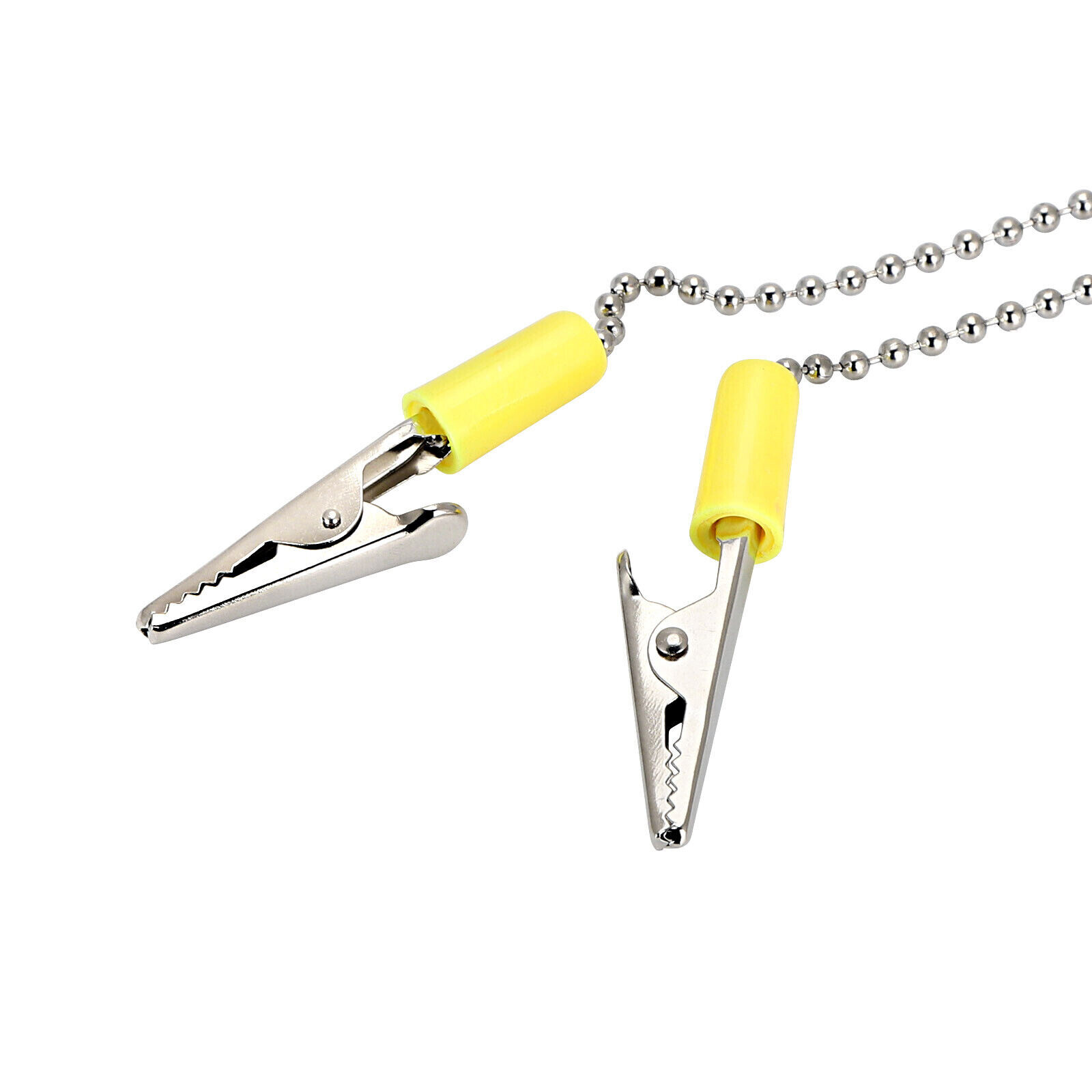 Dental Patient Bib Clips Chains Napkin Holder Flexible Coil Ball 1 / 5 / 10pcs