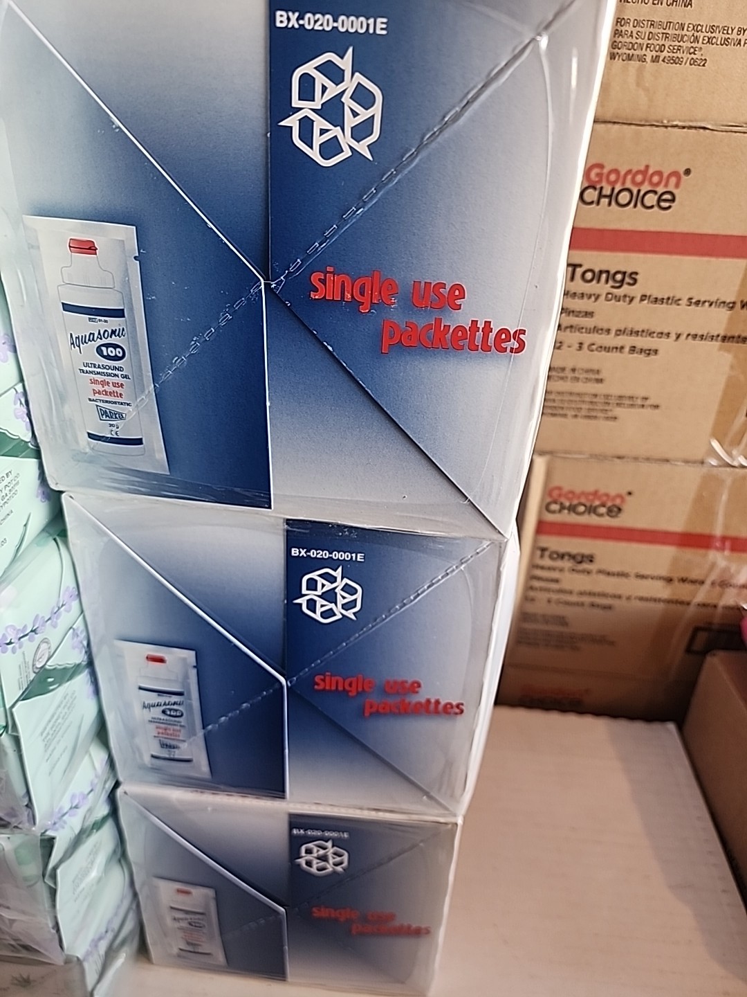 Aquasonic 100 01-20 Ultrasound Gel 20g Packets 3 Pack of 100* Exp 02/2029