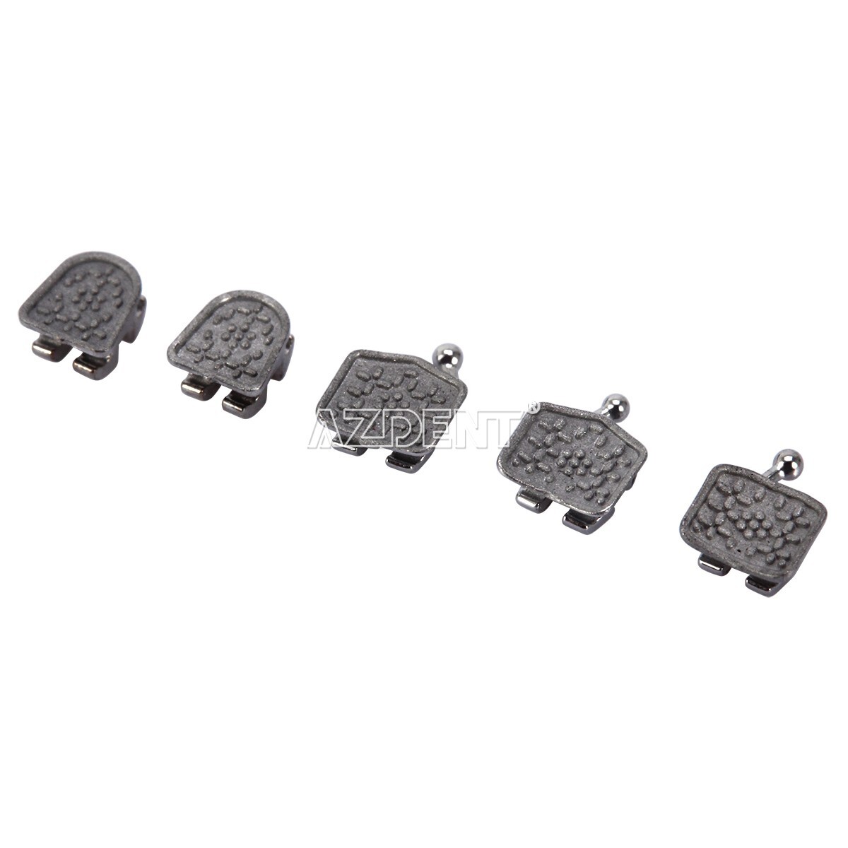 10Box AZDENT Orthodontic Dental Bracket Monoblock MIM Mini Roth.022 345 Hooks