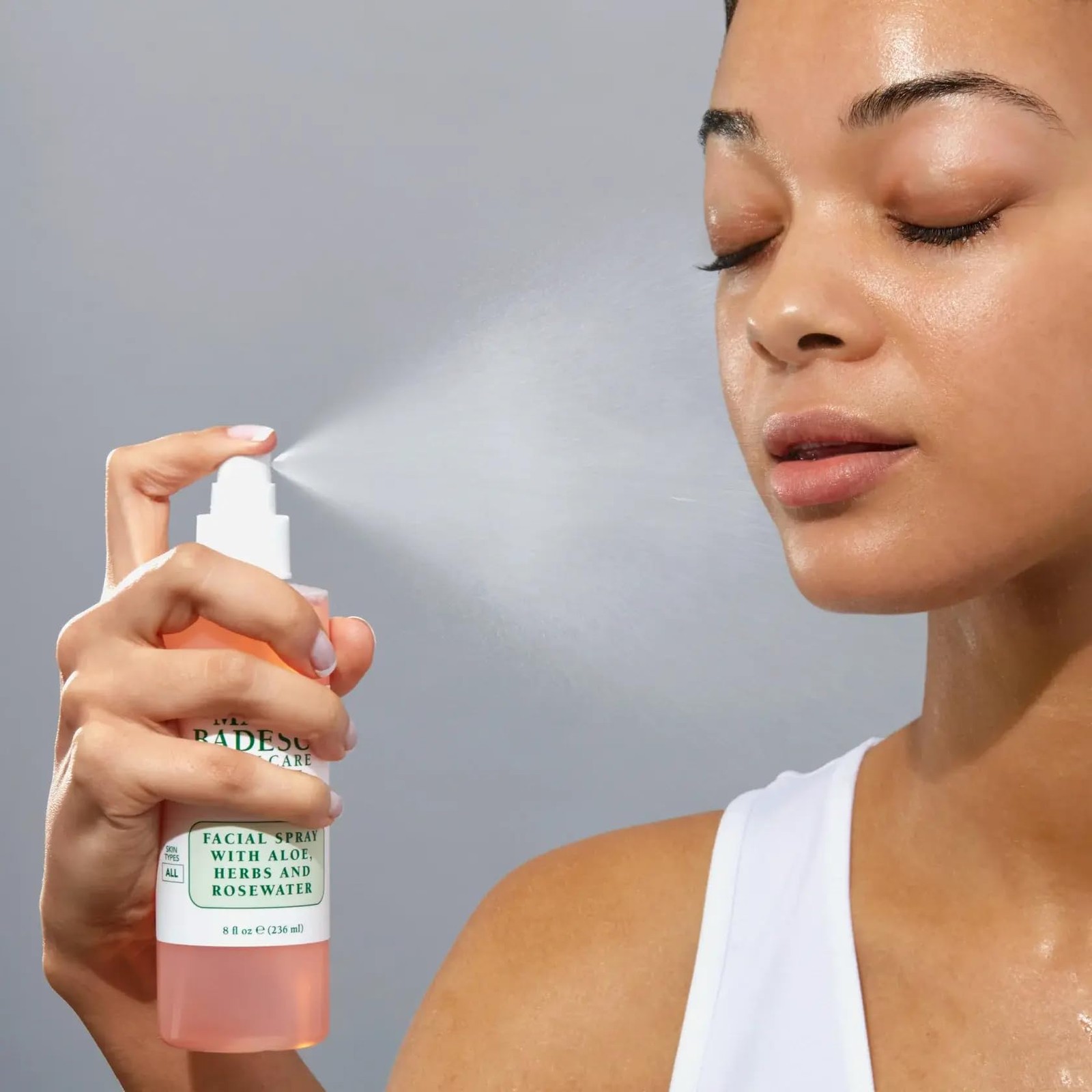 Mario Badescu Facial Spray Aloe Herbs And Rose Water For All Skin Types Face